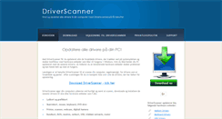 Desktop Screenshot of driverscanner-info.dk