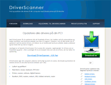 Tablet Screenshot of driverscanner-info.dk